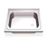 FREGADERO C/PTAS.ABATIBLES 1C 450X450X850 MM.