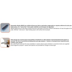PLANCHA GAS ACERO LAMINADO 6 mm