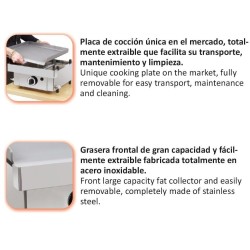 PLANCHA GAS ACERO LAMINADO 6 mm