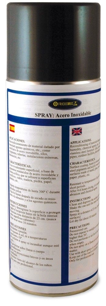 Spray de acero inoxidable 400ml