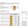 TAJO MADERA ABEDUL C/FALDON C/ENTREP 400X400X900 M