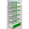 ESTANTERIA MURAL 240 CM ALTO. BASE 50 + 5 BANDEJAS 40
