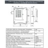 Cerradura electrónica para taquilla