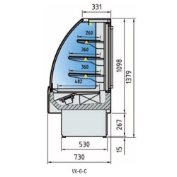 VITRINA EXPOSITORA VV-C