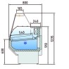 Vitrina DOCRILUC VED-8-SPEED. Cristal recto o curvo