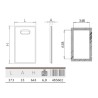 Puerta inoxidable para mueble profesional