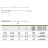 Cuchillo deshuesar jamón