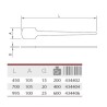 REMO DE FIBRA BLANCA 500X10 MM.