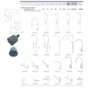 CARTUCHO PARA VALVULA 462408 Y GRIFOS 463204/46320