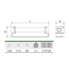 Kit golpeador para cajón modular