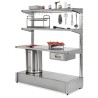 Mesa inox central de emplatado Imagine