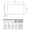 ESTANTE LISO PARA IMAGINE DE 325X325X20 MM.
