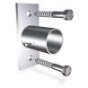 Soporte inox lateral a atornillar para tubos
