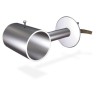 Soporte inox lateral a atornillar para tubos