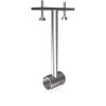 Tirante de techo inox de tubo para atornillar