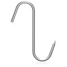 GANCHO VARILLA ACERO INOXIDABLE "S" PARA TUBO (10 ud)