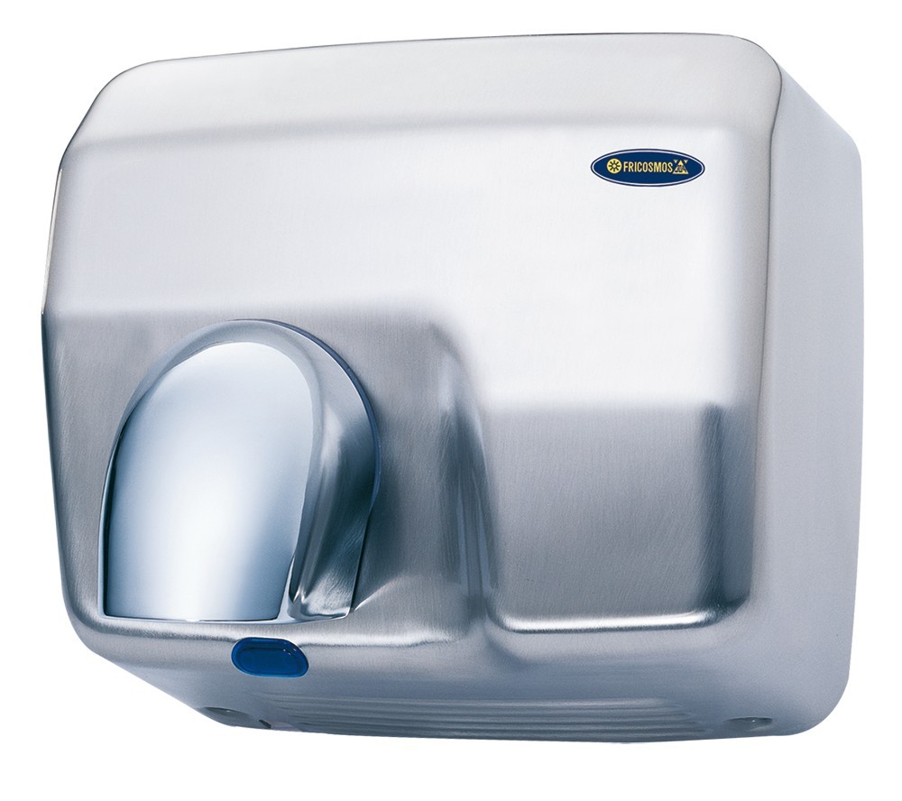 Secamanos óptico inoxidable satinado con tobera