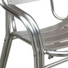 Silla de aluminio de doble tubo 
