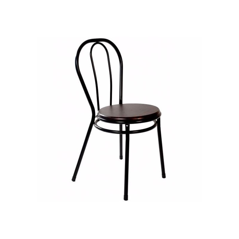 Silla Bistrot con rejilla negra