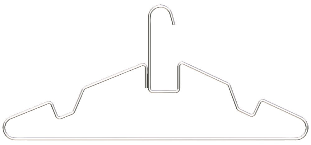 Percha industrial de acero inoxidable