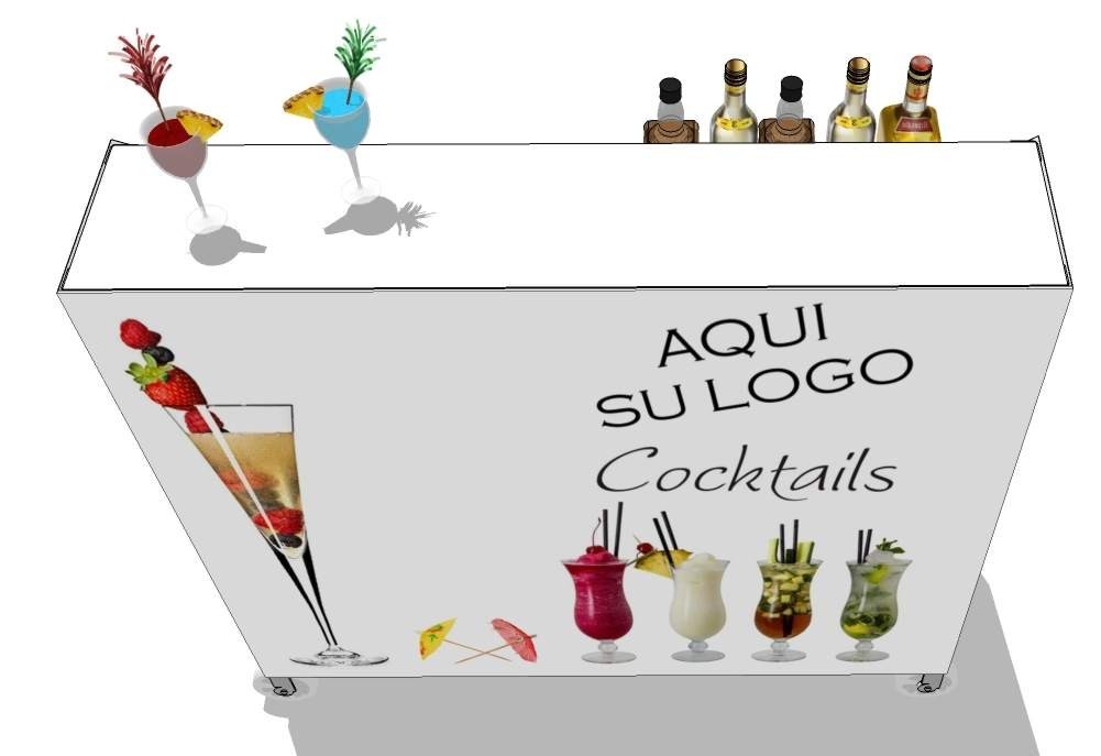 Barra cocteles autonoma portatil extra