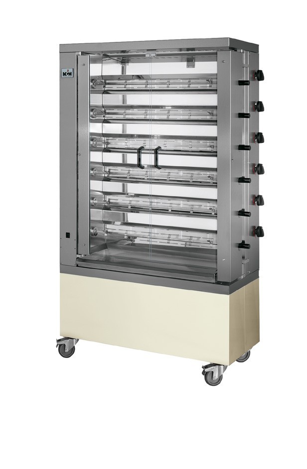 ASADOR DE POLLOS GAS EXPORT con ruedas