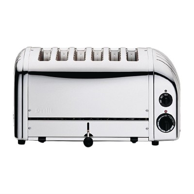 Tostadora para pan 6 rebanadas acero inox Dualit e972