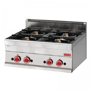 Cocina gas Gastro M 650 4 quemadores 65/70 PCG gn055