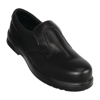 Zapatos de seguridad sin cordones Lites negros 36