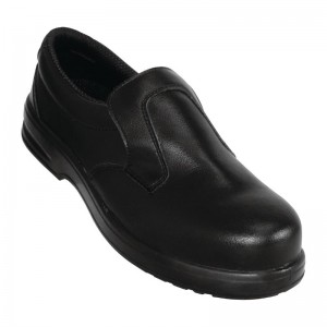 Zapatos de seguridad negros y sin cordones Lites 36 a845-36