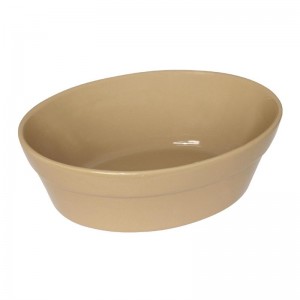 Bols de tartas ovalados Earthenware 180 x 133mm Olympia. 6 ud. c109