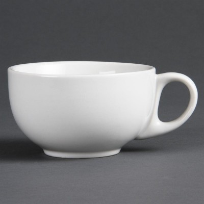 Tazas de capuchino blancas 284ml Olympia. 12 ud. cb462