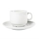 Tazas de t apilables blancas 210ml Olympia. 12 ud. cb467