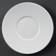 Platos de taza Elegant blancos Olympia. 12 ud. cd737