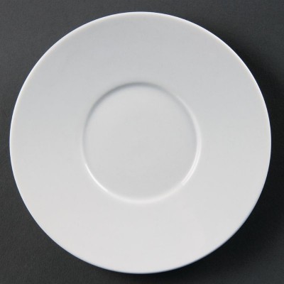 Platos de taza Elegant blancos Olympia. 12 ud. cd737