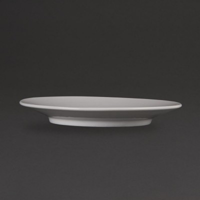 Platos de taza Elegant blancos Olympia. 12 ud. cd737