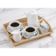 Platos de taza Elegant blancos Olympia. 12 ud. cd737