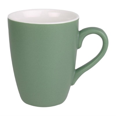 Taza mug Olympia porcelana verde pastel mate 320ml (Caja 6). 6 ud. cs044