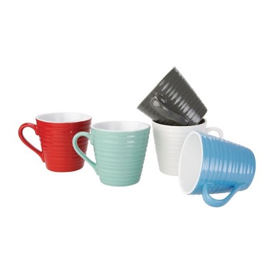 Taza de cafe Aroma Olympia roja - 340ml (Caja 6). 6 ud. dh632