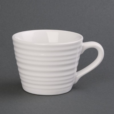 Taza de café Aroma Olympia blanca de 230ml