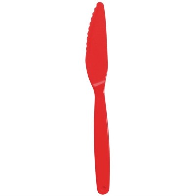 Cuchillo policarbonato rojo Kristallon. 12 ud. dl114