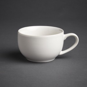 Taza caf Olympia blanca 228ml (Caja 12). 12 ud. gk074