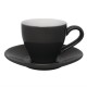 Plato taza caf solo Olympia carb¢n (Caja 12). 12 ud. gk087