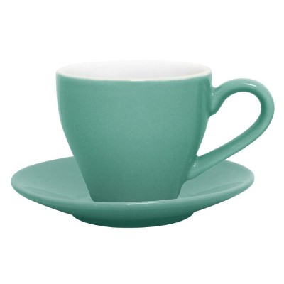 Taza cafe solo Olympia verde 100ml (Caja 12). 12 ud. gl459