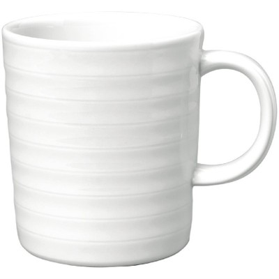 Taza mug Intenzzo porcelana blanca 330ml (Caja 4). 4 ud. gr032