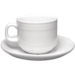 Plato de taza de t apilable Linear Olympia. 12 ud. u085