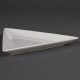Platos triangulares blancos 180mm Olympia. 12 ud. u166