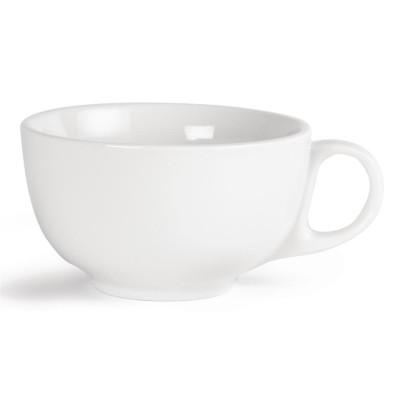 Tazas de capuchino blancas 425ml Olympia. 12 ud. u827