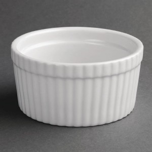 Platos de souffl blancos 105mm Olympia w431