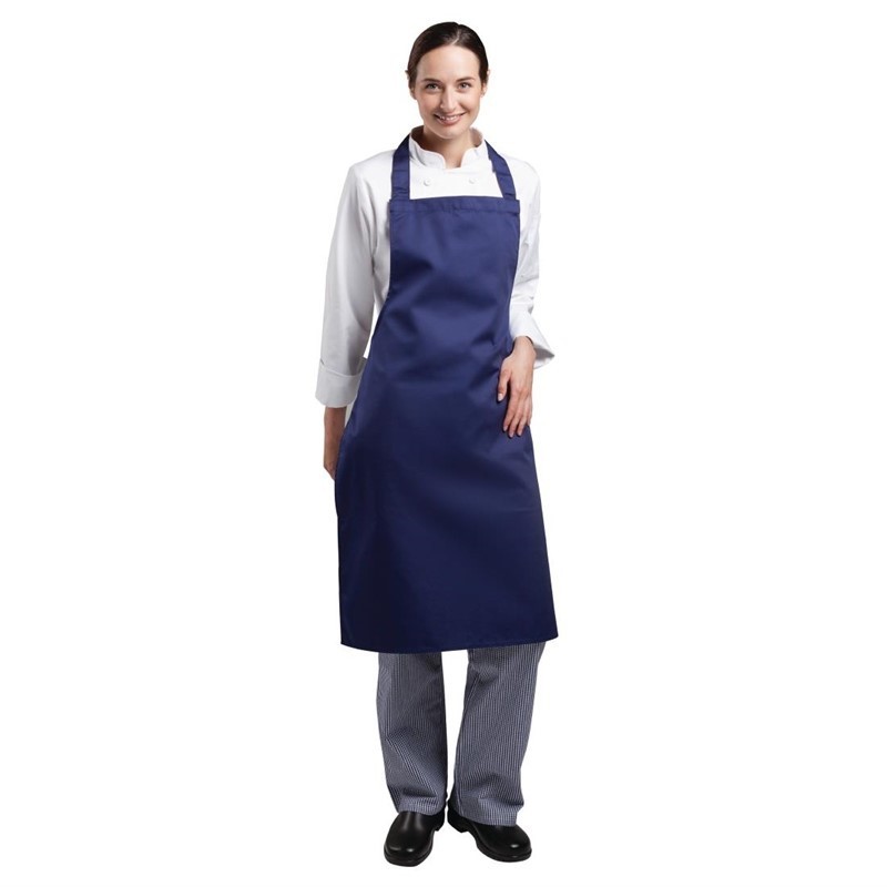 Delantal con peto azul Whites a542